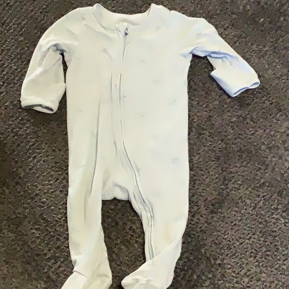 Carter's Blue and Beige Dinosaur Pajama Set - Picture 4 of 8